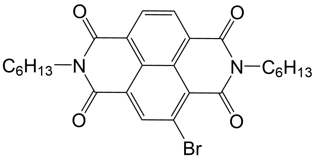 bromo-2,7-dihexylbenzo[lmn][3,8]phenanthroline-1,3,6,8(2H,7H)- tetraone/1315605-26-5